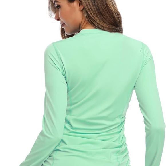 Hiskywin women’s long sleeve wetsuit/swimsuit surf dress/top; size:XS - Picture 3 of 4